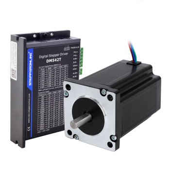 1 As Stappenmotor CNC Kit 3.1Nm (439oz.in) Nema 24 Stappenmotor & Driver
