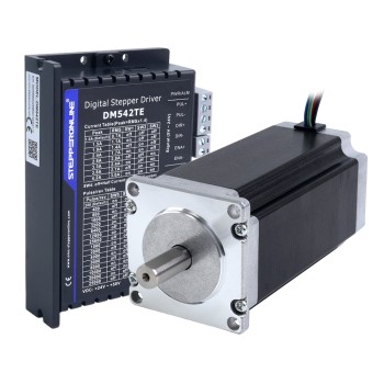 TES Serie 1-as stappenmotor-CNC-kit 3,0Nm(424,83oz.in) Nema 23 stappenmotor & driver DM542TE
