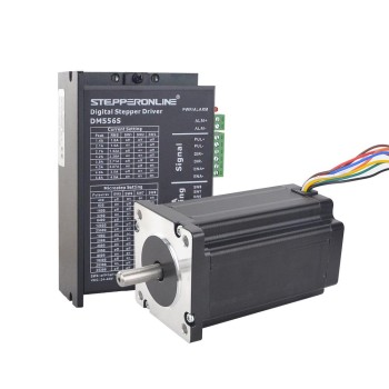 1 As Stappenmotor CNC Kit 4Nm(566oz.in) Nema 24 Stappenmotor & Digitale Stappenstuurprogramma
