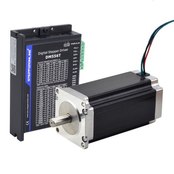 TS Series 1 as 3.0Nm (425oz.in) Stepper CNC Kit 4.2A Nema 23 Stappenmotor & Driver DM556T TS Series 1 as 3.0Nm (425oz.in) Stepper CNC Kit 4.2A Nema 23 Stappenmotor & Driver DM556T