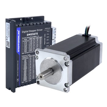 TES Series 1-as 3,0Nm(424,83oz.in) Stappenmotor-CNC-kit 4,2A Nema 23 stappenmotor & Driver DM556TE