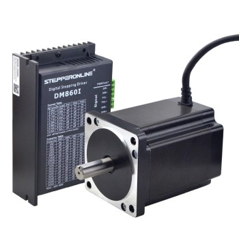 USA-magazijn aanbiedingen - 1 As Stappenmotor CNC Kit 8.2Nm (1161.45oz.in) Nema 34 Stappenmotor & Driver