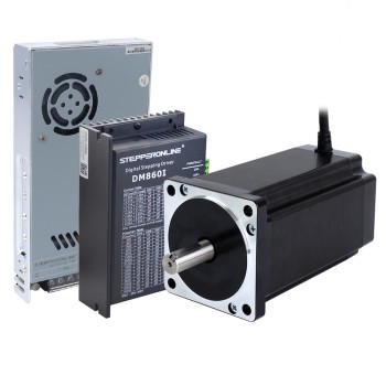 1 As Stepper CNC Kit 12.0Nm (1699.34oz.in) Nema 34 Stepper Motor & Driver & 60V Voeding