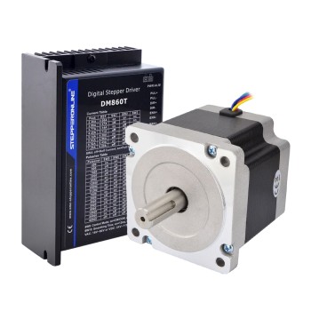 1 As Stappenmotor CNC Kit 4.5Nm (637oz.in) Nema 34 Stappenmotor & Driver