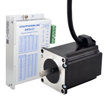 Nema 23 stappenmotorset 1,85 Nm 8mm enkele as voor gelaatsmaskermachine & beademingsapparatuur COVID-19 N95 PPE