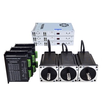3 As CNC Router Kit 12.0Nm (1699.68oz.in) Nema 34 Stappenmotor & Driver