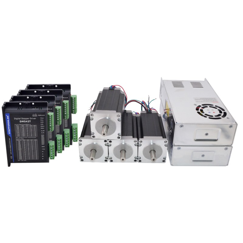 4 As CNC Router Kit 3.0Nm (425oz.in) Nema 23 Stappenmotor & Driver