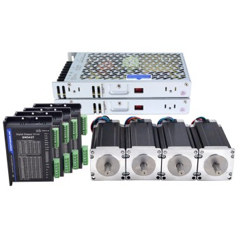 S-serie 4 assen CNC frees kit 3.0Nm (425oz.in) Nema 23 stappenmotor & driver