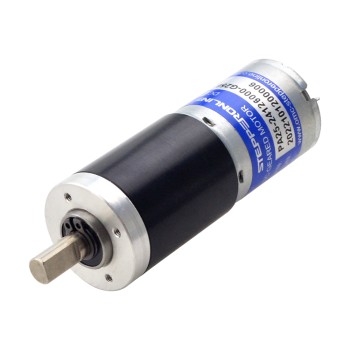 Geborstelde 12V DC motor 4,6Kg.cm/17RPM met 256:1 Planetaire versnellingsbak
