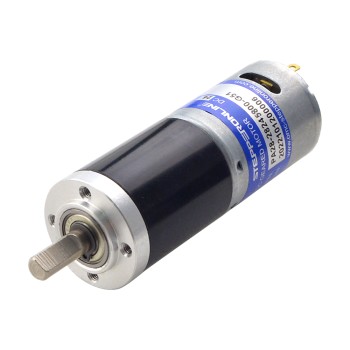 CN In de uitverkoop - Geborstelde 24V DC motorreductor 1,8Kg.cm/90RPM met 51:1 planetaire tandwielkast