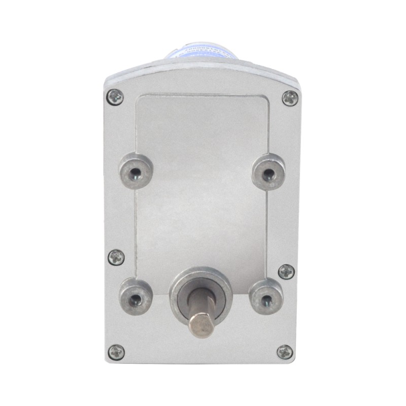 Geborstelde 12V DC motor 60Kg.cm/3RPM met 1166:1 Rechthoekige tandwielkast