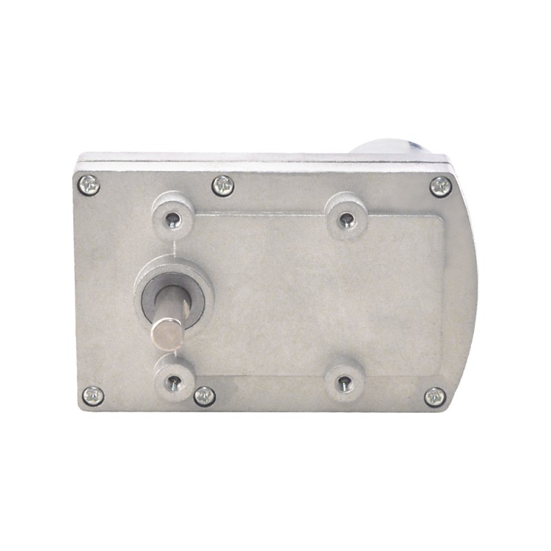 Geborstelde 12V DC motor 60Kg.cm/3.5RPM met 1166:1 Rechthoekige tandwielkast