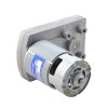 Geborstelde 24V DC motorreductor 100Kg.cm/32RPM met 149:1 Rechthoekige tandwielkast