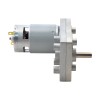 Geborstelde 24V DC motorreductor 100Kg.cm/32RPM met 149:1 Rechthoekige tandwielkast