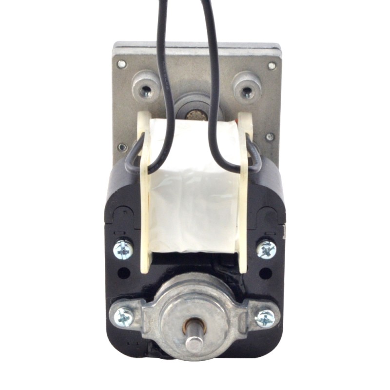 Geborstelde 110V AC motorreductor 40Kg.cm/15RPM met 211:1 Rechthoekige tandwielkast