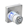 Geborstelde 12V DC motor 35Kg.cm/5.7RPM met 392:1 Rechthoekige tandwielkast