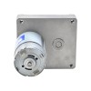 Geborstelde 12V DC motor 35Kg.cm/5.7RPM met 392:1 Rechthoekige tandwielkast