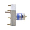 Geborstelde 12V DC motor 50Kg.cm/4.1RPM met 1105:1 Rechthoekige tandwielkast