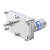 Geborstelde 12V DC motor 100Kg.cm/3.3RPM met 1269:1 Rechthoekige tandwielkast