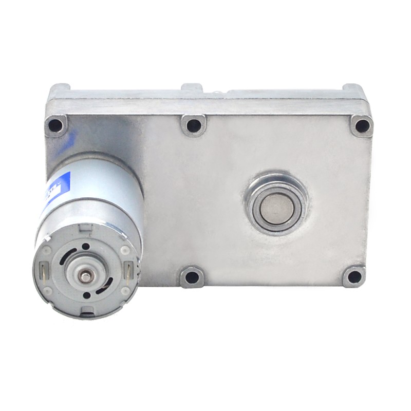 Geborstelde 12V DC motor 100Kg.cm/3.3RPM met 1269:1 Rechthoekige tandwielkast