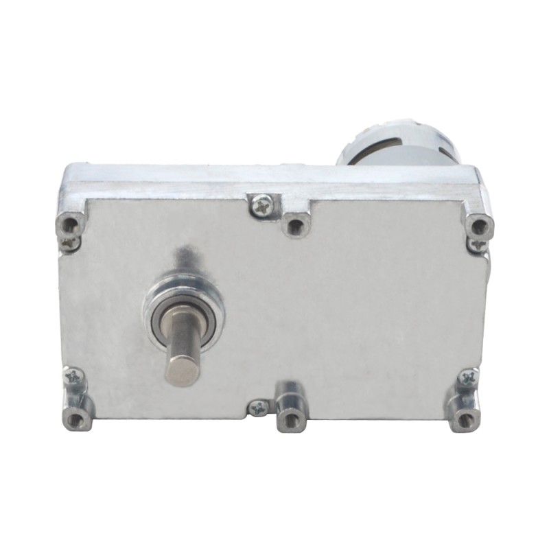 Geborstelde 12V DC motor 100Kg.cm/4RPM met 590:1 Rechthoekige tandwielkast