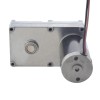 Geborstelde 12V DC motor 160Kg.cm/9RPM met 390:1 Rechthoekige tandwielkast