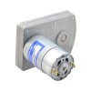 Geborstelde 24V DC motorreductor 7Kg.cm/100RPM met 36:1 Rechthoekige tandwielkast
