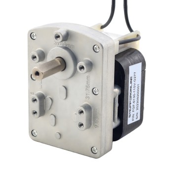CN In de uitverkoop - 110V AC motorreductor 40Kg.cm/8RPM met 277:1 Rechthoekige tandwielkast