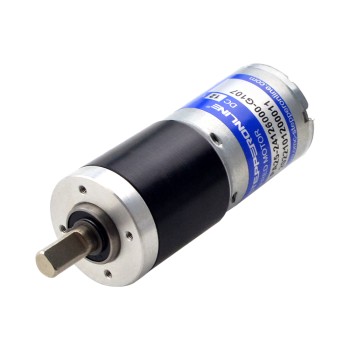 Geborstelde 12V DC motor 2,25Kg.cm/42RPM met 107,17:1 Planetaire versnellingsbak