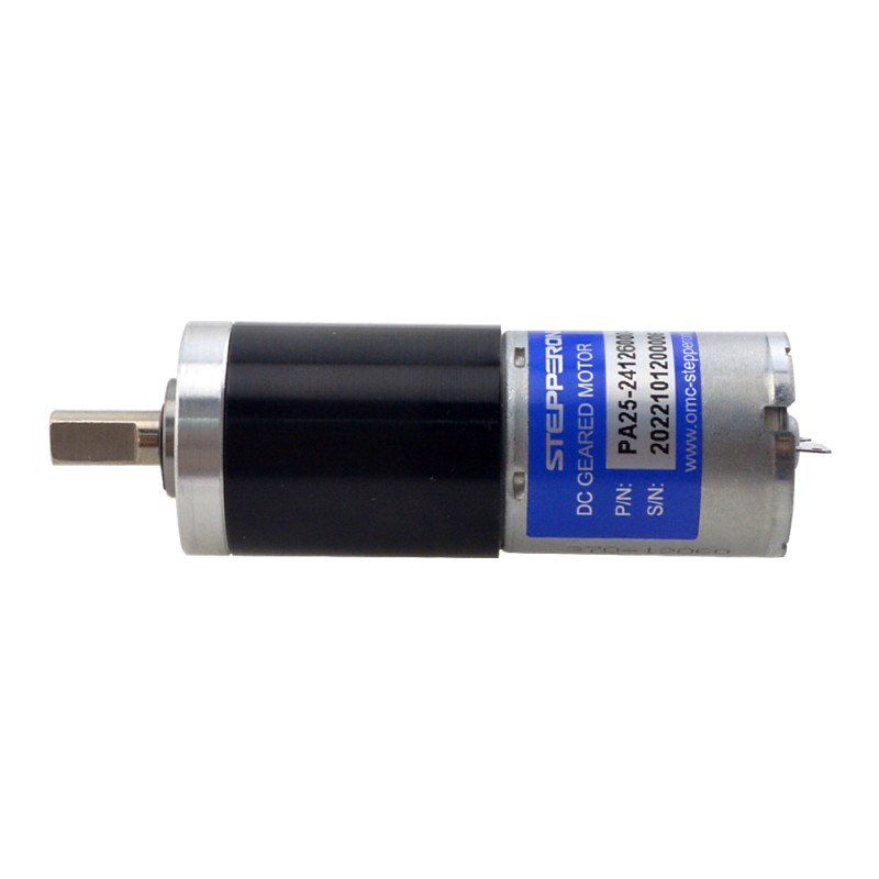 CN In de uitverkoop - Geborstelde 12V DC motor 6,5Kg.cm/12RPM met 361:1 Planetaire versnellingsbak - CN-PA25-24126000-G361 | StepperOnline