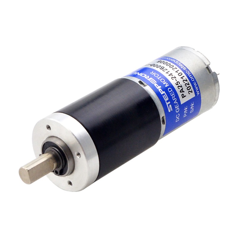 CN In de uitverkoop - Geborstelde 12V DC motor 6,5Kg.cm/12RPM met 361:1 Planetaire versnellingsbak - CN-PA25-24126000-G361 | StepperOnline