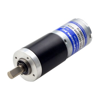 Geborstelde 12V DC motorreductor 7,7Kg.cm/10,5RPM met 428,68:1 planetaire tandwielkast