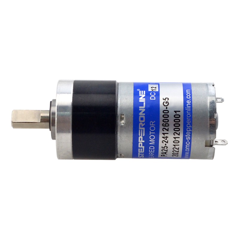 Geborstelde 12V DC motor 0,13Kg.cm/947RPM met 4,75:1 planetaire tandwielkast