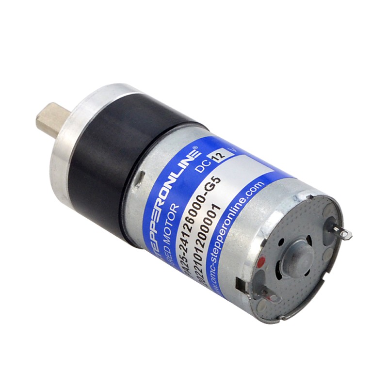 Geborstelde 12V DC motor 0,13Kg.cm/947RPM met 4,75:1 planetaire tandwielkast