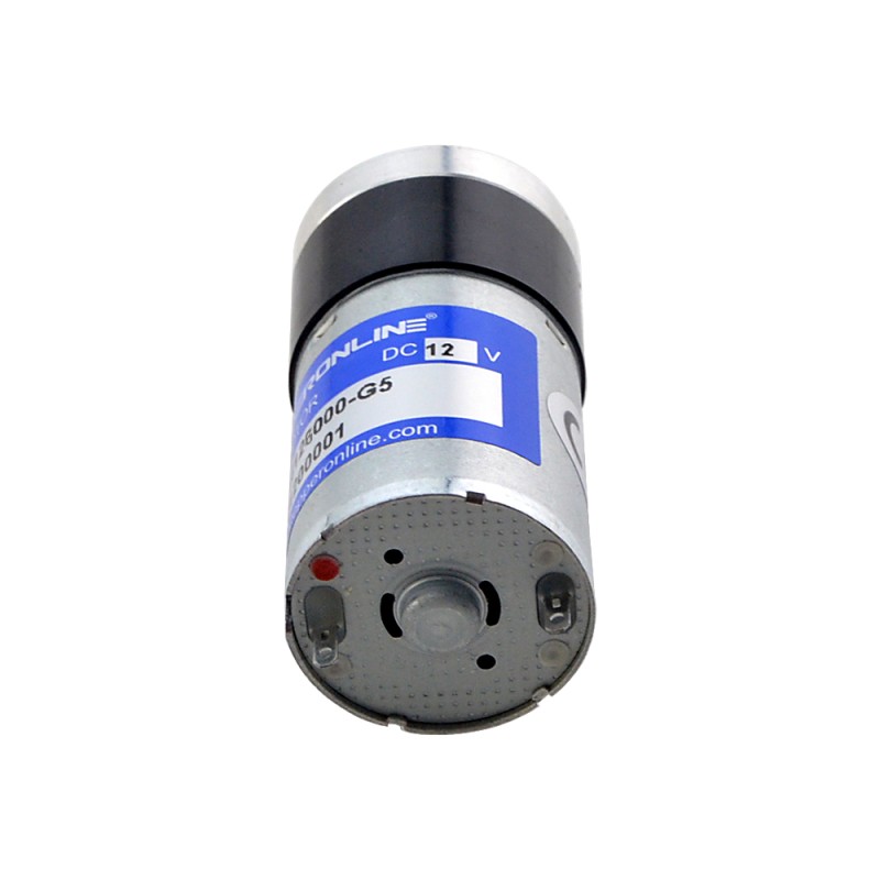 Geborstelde 12V DC motor 0,13Kg.cm/947RPM met 4,75:1 planetaire tandwielkast