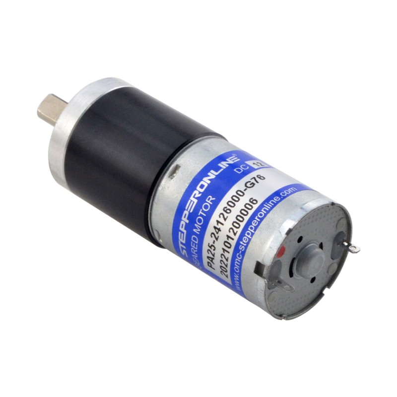 Geborstelde 12V DC motor 1,6Kg.cm/59RPM met 76:1 Planetaire versnellingsbak
