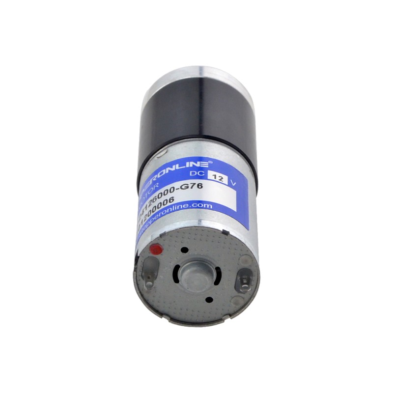 Geborstelde 12V DC motor 1,6Kg.cm/59RPM met 76:1 Planetaire versnellingsbak