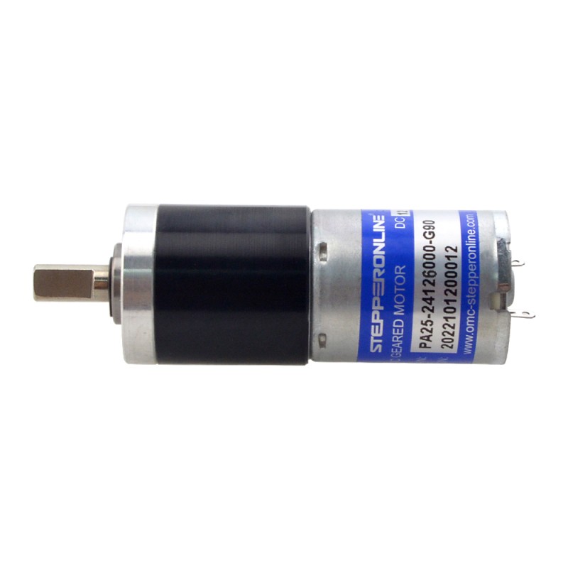 Geborstelde 12V DC motor 1,9Kg.cm/50RPM met 90,25:1 planetaire tandwielkast