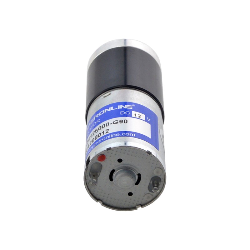 Geborstelde 12V DC motor 1,9Kg.cm/50RPM met 90,25:1 planetaire tandwielkast
