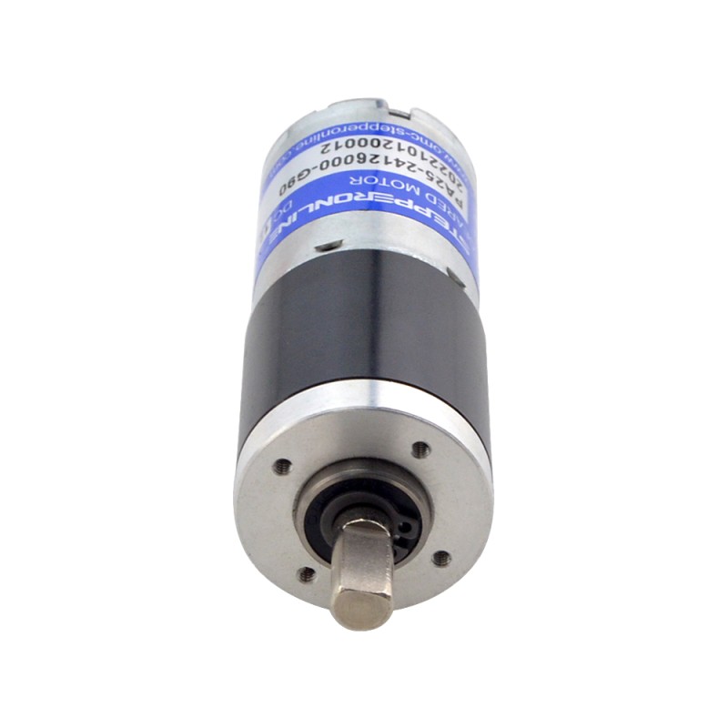 Geborstelde 12V DC motor 1,9Kg.cm/50RPM met 90,25:1 planetaire tandwielkast