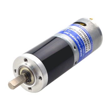 Geborstelde 24V DC motorreductor 3,6Kg.cm/46RPM met 99,5:1 planetaire tandwielkast