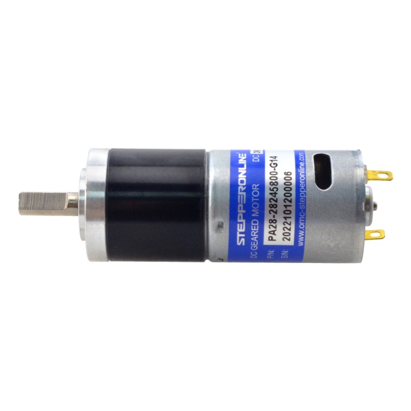 CN In de uitverkoop - Geborstelde 24V DC motorreductor 0,57Kg.cm/334RPM met 13,7:1 planetaire tandwielkast - CN-PA28-28245800-G14 | StepperOnline