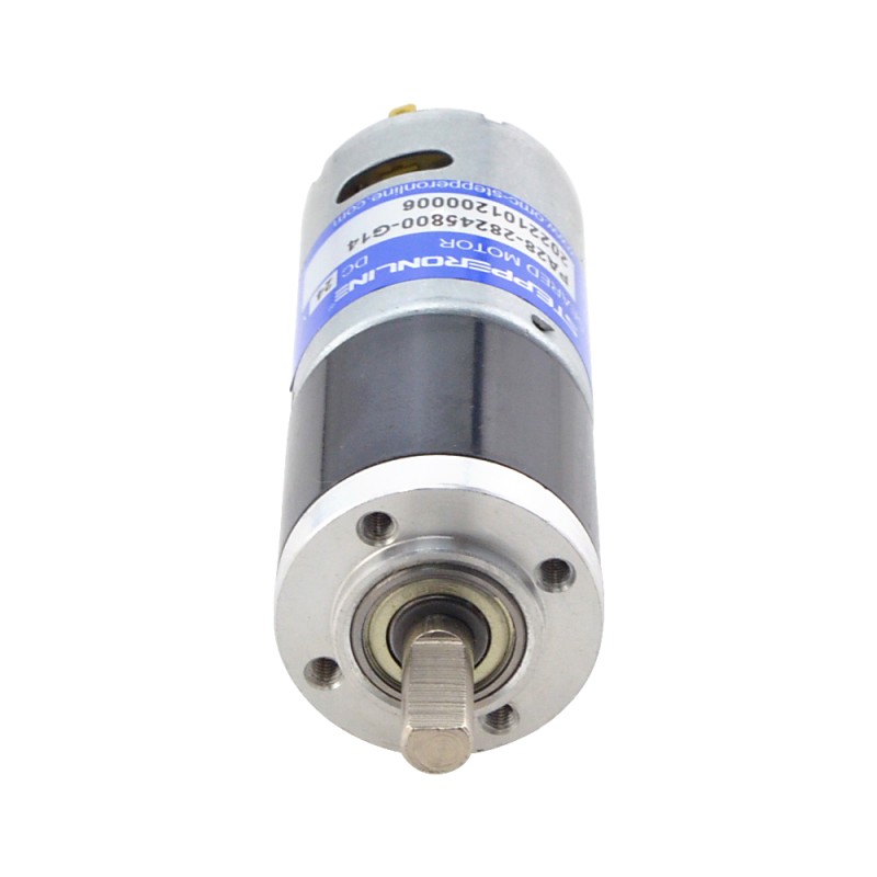 CN In de uitverkoop - Geborstelde 24V DC motorreductor 0,57Kg.cm/334RPM met 13,7:1 planetaire tandwielkast - CN-PA28-28245800-G14 | StepperOnline