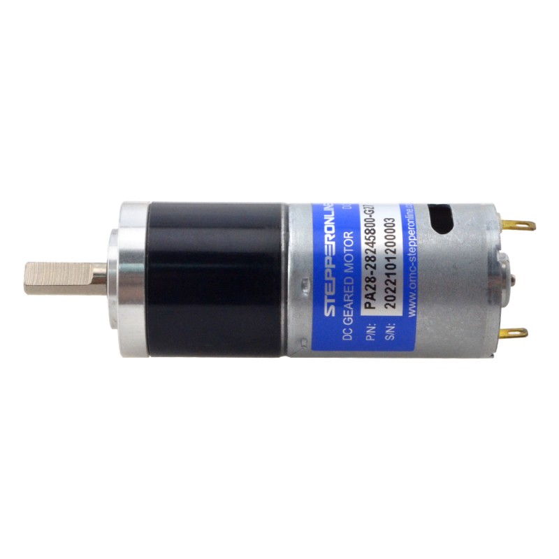 Geborstelde 24V DC motorreductor 1,1Kg.cm/171RPM met 26,8:1 planetaire tandwielkast