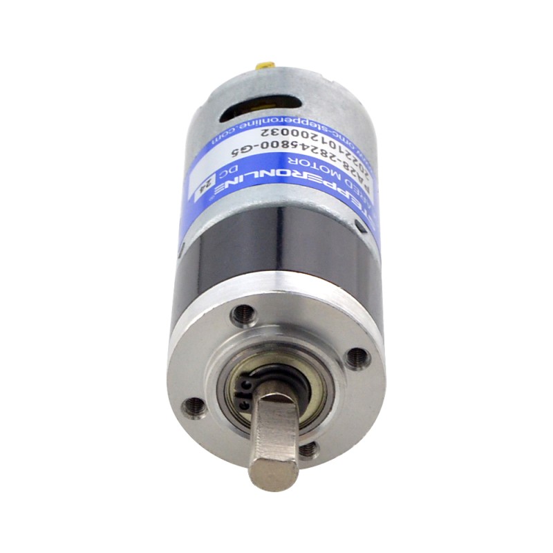 CN In de uitverkoop - Geborstelde 24V DC motorreductor 0,24Kg.cm/888RPM met 5,18:1 planetaire tandwielkast - CN-PA28-28245800-G5 | StepperOnline