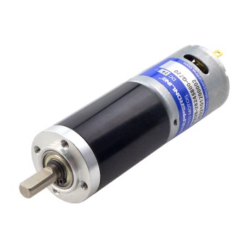Geborstelde 24V DC motorreductor 22Kg.cm/6.4RPM met 720:1 planetaire tandwielkast