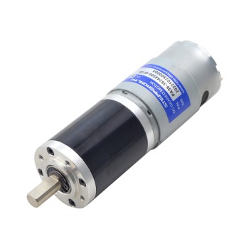 Geborstelde 24V DC motorreductor 30Kg.cm/4.6RPM met 720:1 planetaire tandwielkast