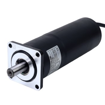 Geborstelde 24V DC reductiemotor 45Nm(6372.52oz.in) 9,8RPM met 184:1 planetaire versnellingsbak IP66 155°C [311°F]