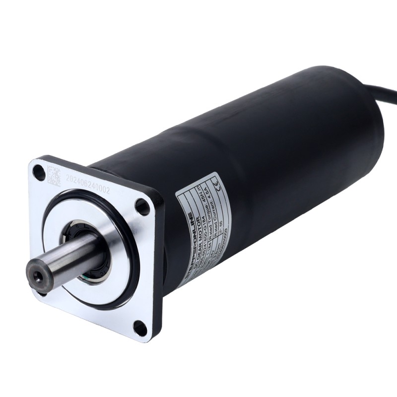 Geborstelde 24V DC reductiemotor 45Nm(6372.52oz.in) 9,8RPM met 184:1 planetaire versnellingsbak IP66 155°C [311°F] - PB65-65241800-G184 | StepperOnline