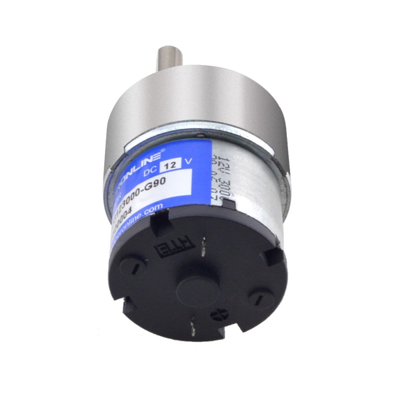 CN In de uitverkoop - Geborstelde 12V DC motor 2Kg.cm/24RPM 90:1 tandwielkast - CN-SGA37-33123000-G90 | StepperOnline
